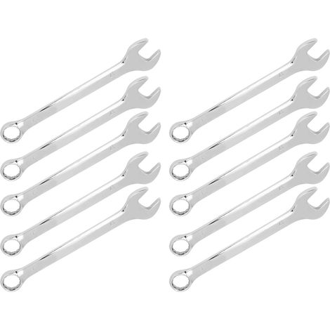 10-teiliges Ratschenschlüssel-Kombinationsschlüssel-Set (17 mm, offenes Maul) (1/5)