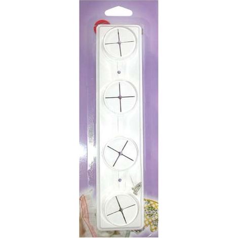 Gancio per strofinaccio con 4 fori - Metaltex