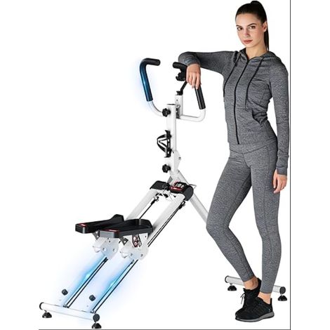 Stepper Fitness Appartement avec 3 Modes, Escalier pour Un Entraînement Complet, Vertical Climber Pliable avec des Poignées (1/5)