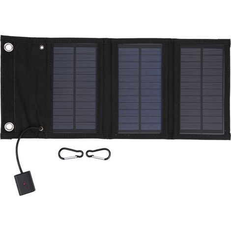 Pannello solare portatile Toivize da 8W – Ricarica diretta tramite USB – USB – Pieghevole e resistente all'acqua – Ideale per campeggio, trekking, furgoni e situazioni di emergenza (1/5)