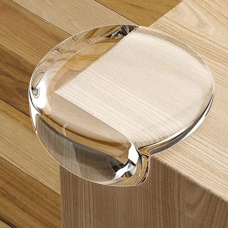 24 Pcs Protege Coin de Table pour Bébé,Protecteurs D'angle Transparents Sphérique,Protecteur Transparent des Coin pour Securite Bebe Maison,Protection Angle Bebe pour Tables et Coin de Meubles (1/5)
