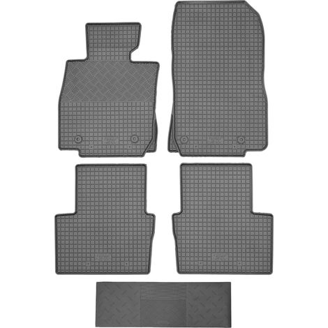 RIGUM 903201 Fußmatten + 900101 Abdeckung - Mazda CX-3 Crossover ab 2015, VLV Leichtmetallfelgen, vorne - EINBAU (1/5)