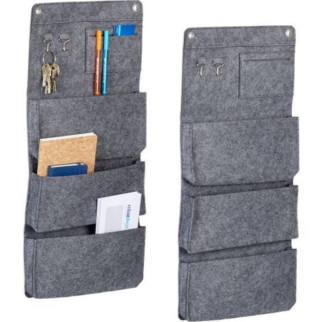 Set organizer da appendere composto da 2 3 scomparti (1/5)