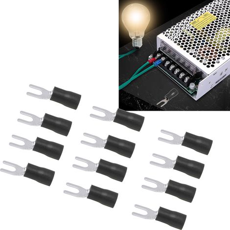 Verkauf von isolierten Kabelverbindern vom Typ Abzweigklemme (22–16 AWG, 16–14 AWG und 12–10 AWG), U-förmigen Kabelverbindern und Crimp-Kabelschuhen (SV2–4). (Preis: 300) (1/5)