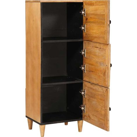 Armoire Haut de rangement - Armoire De Chambre avec étagère Marron clair 40 x 33 x 110 cm fr9917 - Maison La Vie (1/5)