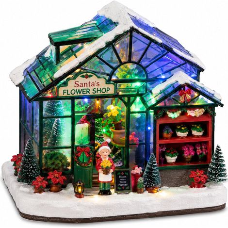 Ad Trend Paesaggio di Natale Invernale con Led, Movimento e Musica Plastica e Resina Ass. 1 Pz (1/3)