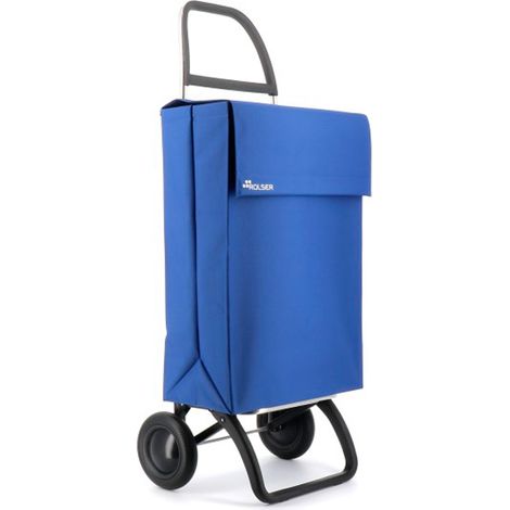 ROLSER carro compra jean ln2 azul , Carro Jean LN 2 azul.
-Fabricado en aluminio de alta calidad.
-Evite cargar con el peso de su compra.
-Chasis con base inferior abatible, que pl (1/4)