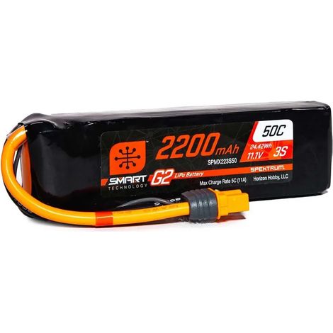batteria lipo Spektrum smart g2 2200mAh 11.1V (1/3)