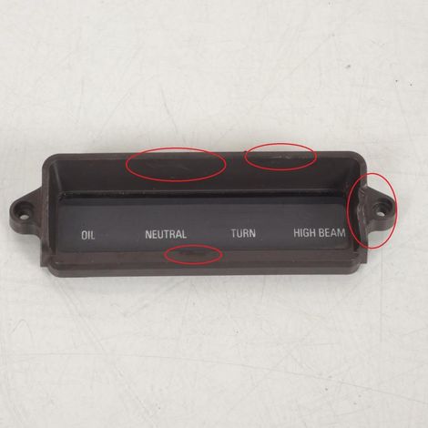 [PRODUIT D'OCCASION] Vitre de tableau de bord origine pour moto Yamaha 1000 FZR 1989 à (1/3)