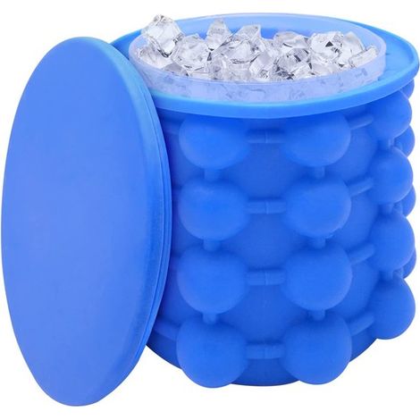 Contenitore per gelato a doppia parete con coperchio, in silicone, di Dailygoods. (1/5)