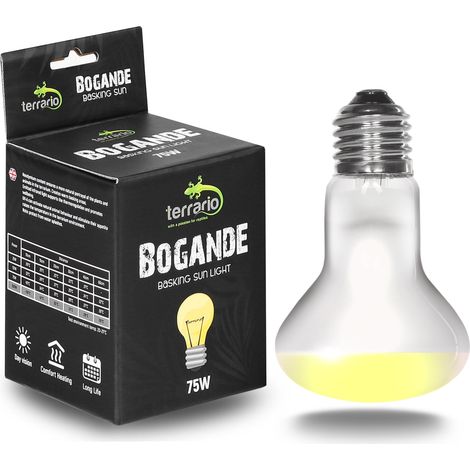 Terrario Bogande Lampada a infrarossi per assecondare il sole - Lampadina a infrarossi da 75W (1/5)
