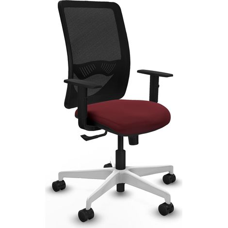 Chaise de bureau piqueras y crespo Zulema noir support lombaire réglable (1/2)