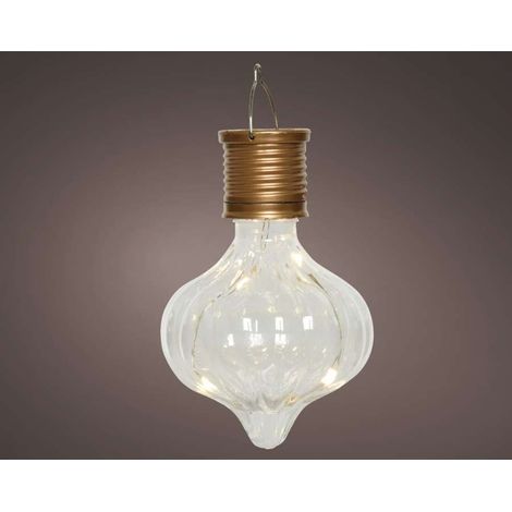 Lumineo Lampadina Solare Swing - Trasparente/Silver - 11.7 cm