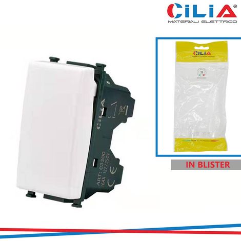 INTERRUTTORE 1P VMR PLN BIANCO CILIA