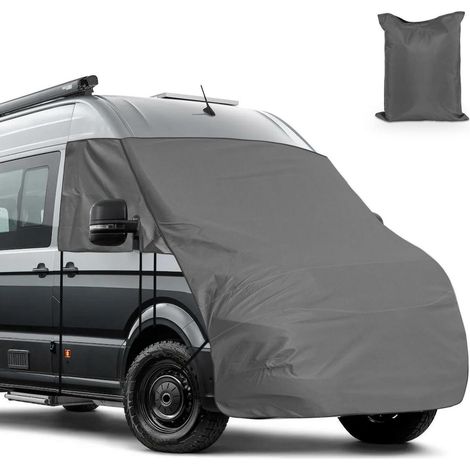 Bâche pare-brise camping-car 420D Oxford pour VW Crafter 2017-2024, protection UV, toutes saisons (1/5)