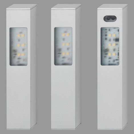 Telefunken 3er Set Sensor Möbelunterbauleuchte, 16 cm, 2,5 W, 180 lm, Aluminium