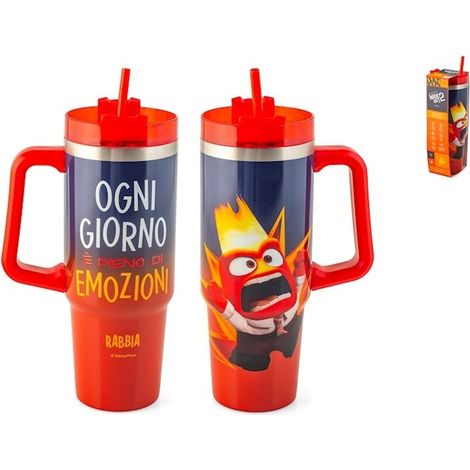 Thermo-Mug Inside Out Rabbia 0,9 l aus Edelstahl