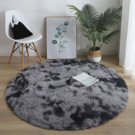 INHHUB Round Rug, Long Pile, 120cm (1/5)