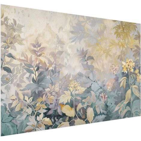 Poster – Wandteppichmuster mit bunten Blumen (1/4)