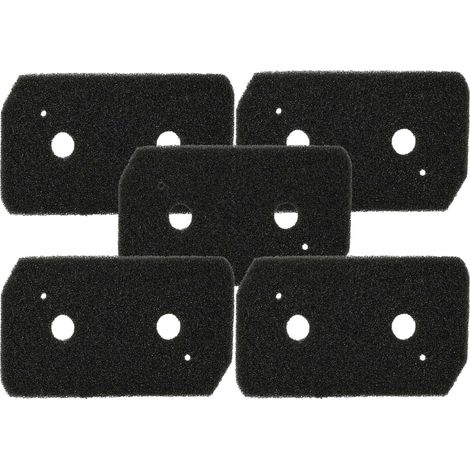 vhbw 5x Schaumfilter kompatibel mit Bosch SelfCleaning Condenser WTW845E0/03, WTH85200GB/04, WTH85200GB/03, WTH85200GB/02 Wäschetrockner
