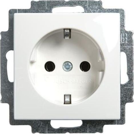 Busch-Jaeger SCHUKO® USB-Steckdosen-Einsatz Safety+ mit USB A/C schwarz matt - Busch-art linear® (20 EUCB2USBAC-45M), 2CKA002011A6322