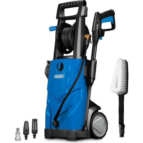 Draper 98677 165 Bar 2200W Pressure Washer 240V Car Cleaning Car Patio Washing
