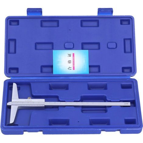 Metall-Präzisionsmessschieber 0–150 mm mit Nonius, hochpräzises Messwerkzeug 0,02 mm (1/5)