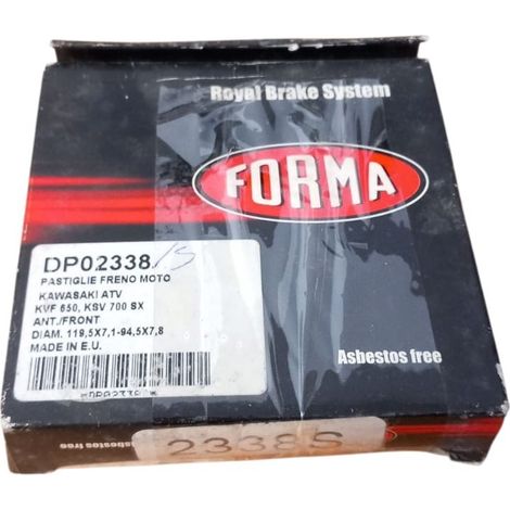 Pastigle freno sinterizzate per kawasaki atv kvf 650, ksv 700 sx (1/3)