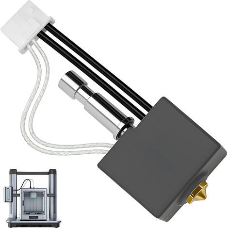 Kobra S1/S1 Combo Hotend Imprimante 3D Hotend 0,4 mm Buse en laiton Quick Swap Extrudeuse Hotend Thermister Heatbreak Compatible avec ANYCUBIC Kobra S1/S1 Combo Imprimante 3D (1/5)