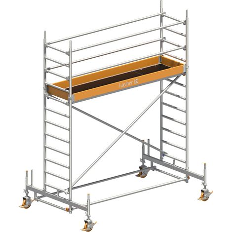 Layher Rollgerüst Uni Standard 4,35m AH (DIN EN 1004:2004) (1/4)