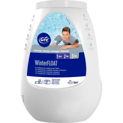 Traitement pour piscine gre-pools 76080L prévention algues hiver 1.75kg