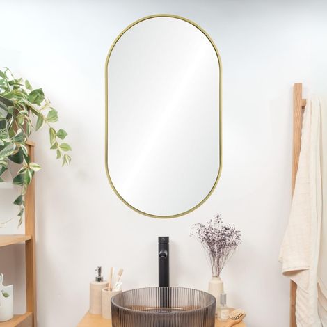 Miroir ovale PEPPER 40x70cm (1/5)