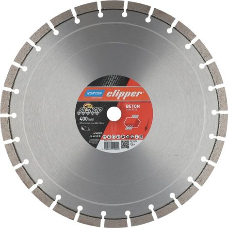 NORTON CLIPPER Diamanttrennscheibe Extreme Silencio Ø 400 mmfür Trennschleifer 4800 min-¹ Segmenthöhe 15 mm (1/2)