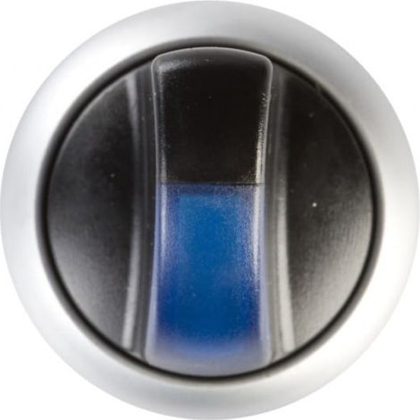 Interruptor de 3 posiciones, azul, con retroiluminación, antirretorno M22-WRLK3-B 216851