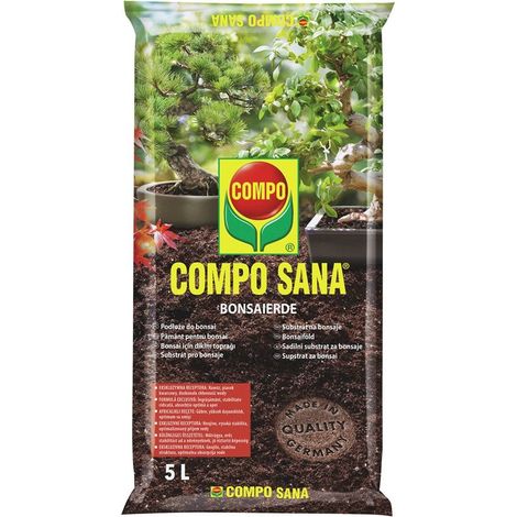 Terreau bonsai Compo 5l ph 5-6.5 contenu organique 70%