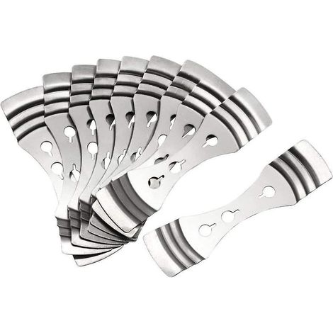 10 Outils De Fabrication De Bougies 3 Trous, Dispositif De Centrage Du Noyau De Bougie En Mtal, Clip De Noyau De Bougie En Acier Inoxydable (1/5)
