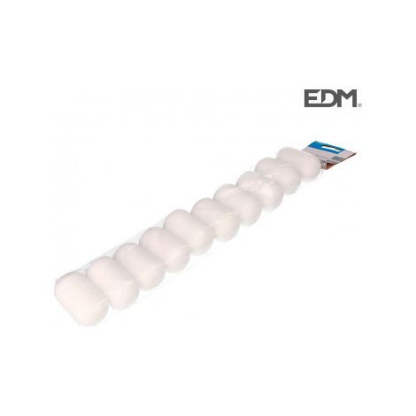 Recambio Mini Rodillo de Espuma 50mm 10 unid. Apto para todo tipo de Pinturas al Agua, Barnices y Sintéticas. EDM