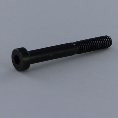 Vis métaux CHC BTR Clé de 4 HC4 M6X45 Filetée sur 18 Classe 10.9 Tête basse Acier zingué noir - 1 pièce