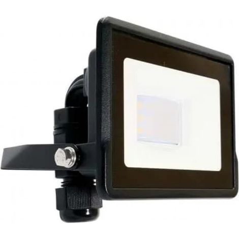 Foco LED V-TAC con chip Samsung de 10 W, color negro, blanco frío, IP65 (1/5)