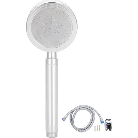 Pommeau de douche à main avec flexible et support, kit de pomme haute pression pour salle de bain domestique (1/5)