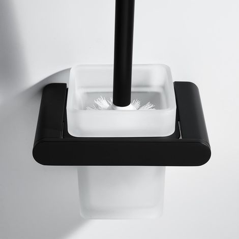 Porte brosse WC 002 noir en laiton collection Alphée
