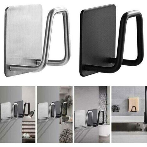 Éponge d'évier séchoir rack de rangement en acier inoxydable 304 accessoires pour évier de cuisine (1/4)