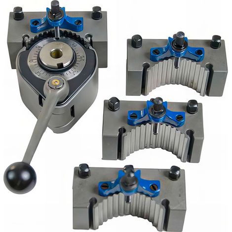 Tourelle à changement rapide 26 ou 33 mm + 4 porte outils 26 mm - Multifix B - Métalprofi
