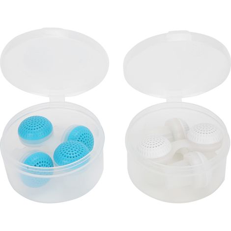 Ventilateurs Nasaux Anti Ronflement - Dispositif Anti Ronflement avec Bouchons de Nez Bleu et Blanc (1/5)