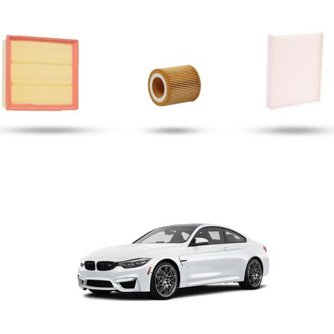 Kit Tagliando 3 filtri compatibile con BMW Serie 4 (F32, F33, F36, F82) 420i 135kw dal 2013 (1/5)