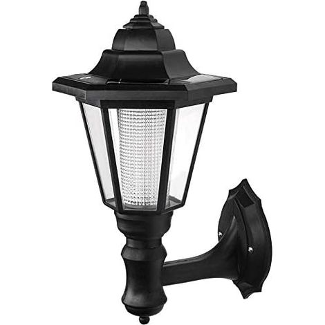 Lampadaire Solaire LED Extérieur Lanterne murale à énergie extérieure à LED Waterproof