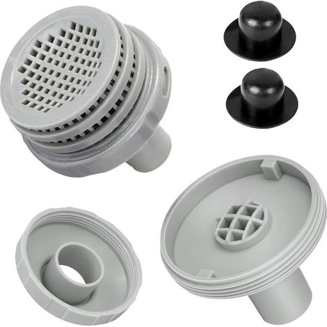 Crépine D'Entrée de Piscine,Connecteur de Crépine 32mm,Connecteur de Jet d'eau de Piscine,Accessoires de Piscine,Kit de Raccordement Piscine,pour Accessoires Piscine Hors Sol