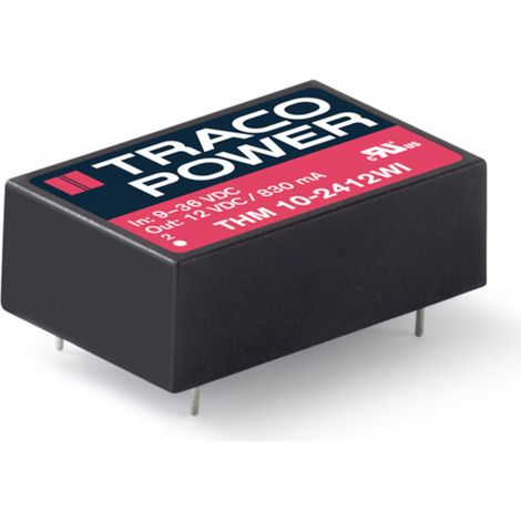 TracoPower THM 10-2422WI DC/DC-Wandler, Print 24 V/DC 12 V/DC, -12 V/DC 416 mA 10 W Anzahl Ausgänge: