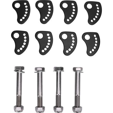 Kit de fixation d'alignement de verrouillage de cambrure et de boulons à came du bras supérieur, remplacement en acier inoxydable 304 pour 1500 2WD 4WD 2500 3500 HD (1/4)