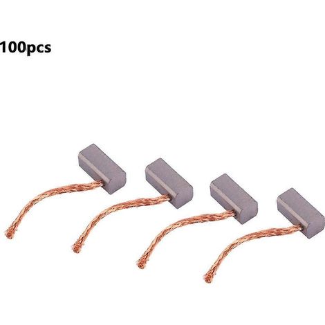 100 Stück Kohlebürsten als Ersatzteile für den elektrischen Lüftermotor J435A im Auto (1/4)